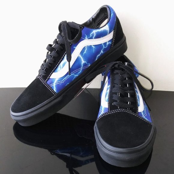 Vans Men's Old Skool Lace Up Leather Suede / Canvas Sneaker - Picture 10 of 12